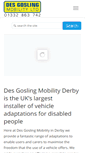 Mobile Screenshot of desgoslingmobilityltd.co.uk
